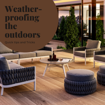 weather-proof patio furniture